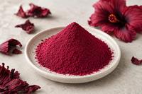 Poudre de fleurs d'hibiscus de qualité supérieure |   Ingrédient botanique à base de plantes sauvages 100% naturel de qualité alimentaire |   Emballage sous vide en gros