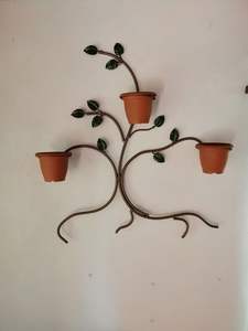 Jardinière murale en fer noir antirouille, best-seller, pour balcon, balustrade, jardin, plantation verticale - Product Image 4