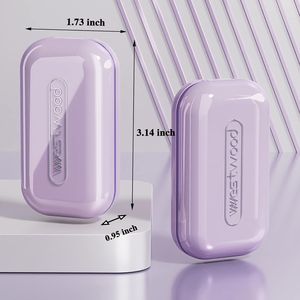 Tagliapillole Portatile e Pratico, Compatto per Pillole Grandi, Vitamine e Compresse, con Custodia in PU - Product Image 4