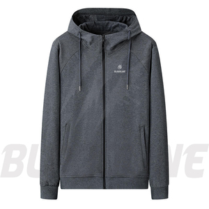 Sudadera con Capucha Negra Unisex Bloodline, Cierre de Cremallera, Corte Regular, 100% Algodón, Estilo Casual para Invierno - Product Image 1