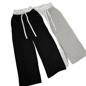 Pantalones de Punto Formales de Invierno para Hombre, Diseño Personalizado IRON ELEPHANT, Cintura Doble, Cierre con Cordón, Ligeros, de Algodón - Product Image 1