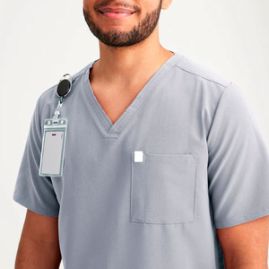 Uniformes médicos al por mayor: Conjunto de uniforme quirúrgico para médicos y enfermeras, uniformes de hospital con OEM económico - Product Image 5