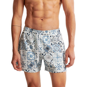 Shorts de bain décontractés en polyester pour hommes, style urbain, collection été 2026, vente en gros, shorts de plage imperméables pour hommes - Product Image 6