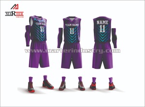 Custom Basketball Uniform Set Sublimation <b>Jersey</b> <b>Shorts</b> Men <b>Women</b> Teamwear Sportswear Basketball Team Uniform Manufacturer - Product Image 4