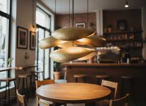 Handmade Gold <b>Leaf</b> Brass Pendant <b>Light</b> Moroccan Island Kitchen Lighting Mount Decor for Living Room Indoor Home Lighting - Product Image 5