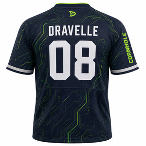 เสื้อเจอร์ซีย์คอร์นโฮลแบบซับลิเมชั่นคุณภาพสูงสำหรับผู้ชาย ขายส่งชุดทีมเพื่อประสิทธิภาพสูง - Product Image 3