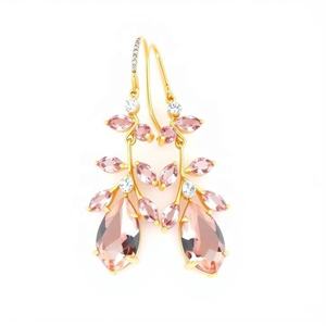 Argent Sterling 925 Plaqué Or 18k Bijoux Vintage Faits à la Main Argent Sterling 925 Rose Naturel - Product Image 2