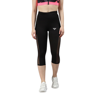 Leggings courts taille haute pour femmes, extensibles, pour yoga, course à pied, gym, entraînement, fitness, vêtements de sport, confortables, à porter au quotidien, légers - Product Image 1