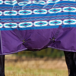 Nouvelles couvertures imperméables pour écuries de chevaux avec logo personnalisé, en tissu de coton respirant, séchage rapide, toutes saisons, pour la course, à bas prix - Product Image 6