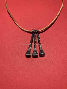 Dernier modèle de collier talisman slave Valknut fait à la main pendentif gromovik en fer rustique pour hommes et femmes bijoux en acier viking - Product Image 4