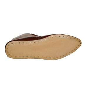 Bottes médiévales en cuir faites à la main pour hommes, chaussures authentiques de reconstitution historique de la Renaissance, chaussures de costume historique, pour anniversaire et Halloween - Product Image 6