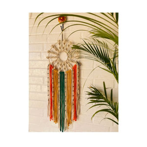 Décoration murale moderne en macramé de qualité industrielle, écologique, pour chambre à coucher, décoration de Noël, faite à la main, emballage en une seule pièce - Product Image 6