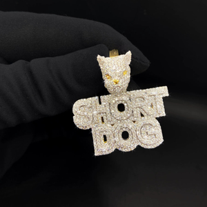 Colgante de Prestigio Unisex para Hombre, Estilo Hip Hop Cristiano, con Diamantes de Imitación y Baño de Plata - Product Image 1