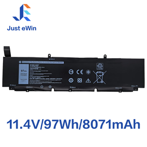 แบตเตอรี่แล็ปท็อปแบบชาร์จไฟได้11.4V F8CPG 97Wh ใช้ได้กับ Dell XPS 17 9700 - Product Image 3