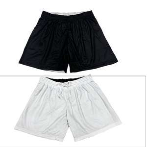 Pantalones Cortos de Baloncesto Blancos de Malla para Hombre, con Cordón, Cintura Media, Secado Rápido, Estilo Retro, para Entrenamiento, Personalizables para Equipos - Product Image 2