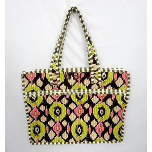 Eco Friendly Laptop <b>Bag</b> 100% Cotton Block Print Classic Laptop <b>Bag</b> With Handle Textile Material Large Capacity Shoulder - Product Image 1