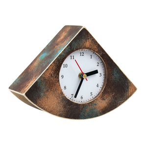Reloj de Mesa Giratorio de Metal Industrial, Reloj de Escritorio Vintage de Doble Anillo, Reloj de Mesa Estilo Steampunk Retro para Estudio y Hogar - Product Image 6