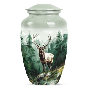Urna espaciosa para cremación de ciervos, solución honorífica para cenizas, urna decorativa conmemorativa para guardar recuerdos. - Product Image 1