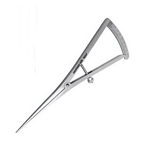 Calibre Droit de 7 Pouces pour Cartographie Osseuse, Instrument de Mesure de Précision 0-40mm, Échelle de Mesure en Acier Inoxydable de Qualité Allemande, Orthopédique - Product Image 2