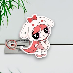 Tuiles à cils en acrylique personnalisées Power Puff Girl, motifs fleur, papillon, cœur, yeux, pour extensions de cils, multifonctionnelles et écologiques - Product Image 3