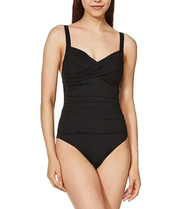 Best Professional Manufacture Wholesale One Piece Swimsuit Women Swimwear Hot Selling <b>Top</b> Quality OEM Design Ladies Swim Suits - Product Image 2