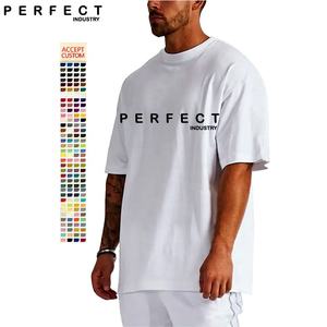 เสื้อยืดลำลองผ้าฝ้าย 100% สกรีนโลโก้ตามสั่ง ทรงโอเวอร์ไซส์ ล้างสีแบบแอซิด สำหรับผู้ชายและผู้หญิง / เสื้อยืดปักลายตามสั่ง ดีไซน์เองได้ แบบยูนิเซ็กส์ - Product Image 1