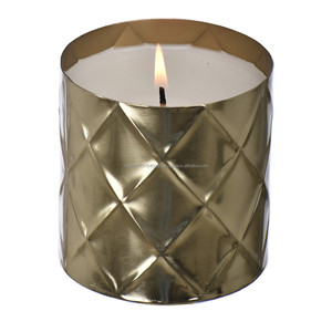 Diamond Pattern Metal Jar Candle at Affordable Price From India - Product Image 6