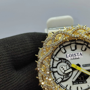 นาฬิกาเพชรโมอิสซาไนต์สุดหรูขายดีที่สุด เหมาะสำหรับเป็นของขวัญองค์กร งานแต่งงาน งานหมั้น และสวมใส่ได้ทุกวันอย่างสง่างาม LOISTA - Product Image 2