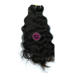 Extensiones de Cabello Humano Remy Malayo con Ondas Naturales, Doble Trama a Máquina, Aptas para Permanente, Negro Natural - Product Image 2