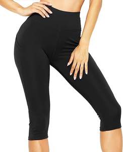 Leggings de compression personnalisés pour femmes, vêtements de sport et de yoga, en tissu Spandex, taille haute, longueur intégrale, anti-transparence, ajustés, qualité sportive - Product Image 1
