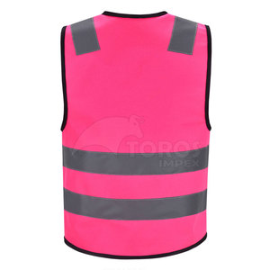 Gilet de sécurité réfléchissant pour homme de qualité supérieure à prix abordable, fourni directement par l'usine, avec logo personnalisable et design imprimé, gilet de travail de sécurité - Product Image 5