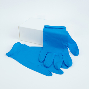 Gants jetables en nitrile imperméables, sans latex, sans poudre, pour examen et travail, fabriqués au Pakistan - Product Image 4