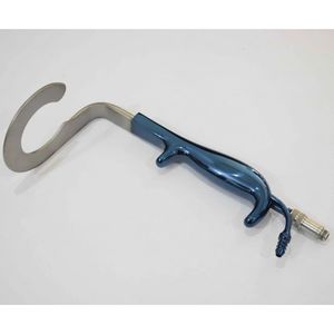 Titanium Coated C-Circular Breast Retractor With Fiber <b>Optic</b> Illuminated Surgical Breast Retractor Plastic Surgery <b>Instruments</b> - Product Image 1