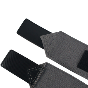 Bandes de poignet de musculation gris foncé respirantes, souples, robustes et résistantes pour la protection des mains lors de l'entraînement et des exercices de musculation - Product Image 5