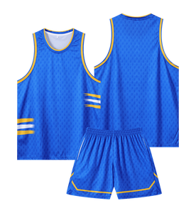 Conjunto de Uniformes de Baloncesto Personalizados para Niños y Jóvenes – Camisetas de Malla de Poliéster de Secado Rápido |   Ropa Deportiva al por Mayor para Equipos - Product Image 4