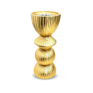 Quemador de Incienso Bakhoor Apilable Moderno, Incensario de Metal de Lujo para Oud, Mabkhara Vertical Acanalada para Decoración Elegante del Hogar, Set de Regalo para Ramadán - Product Image 4