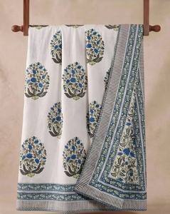 Dohar de Algodón Orgánico de Alta Demanda, Hecho a Mano, Reversible, con Estampado Floral, Compre Directamente del Proveedor a Precio de Fábrica - Product Image 2