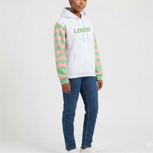 Sweat à capuche rayé personnalisé pour sororité, en coton et polyester de qualité supérieure, vêtements grecs, logo personnalisé OEM, vente en gros - Product Image 4