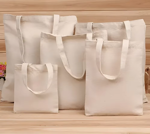Eco-Friendly Heavy Duty Cotton <b>Canvas</b> Tote Bag Custom Print Promotional Branding Gift - Product Image 1
