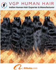 ผมแท้จากวัดอินเดียแบบ Body Wave  100% เวอร์จิ้นแฮร์ - Product Image 1