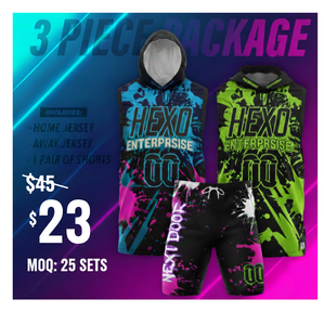 Uniforme de Fútbol Americano Sublimado de 3 Piezas con Capucha, Diseño Personalizado OEM, Uniforme de Flag Football con Tu Nombre y Número - Product Image 1