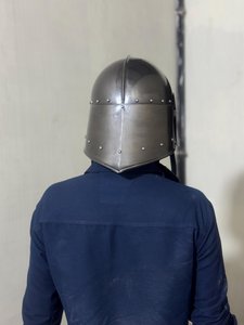 Casque de Chevalier Noir, Armure Médiévale Portable, Costume Gothique en Acier, Casque Viking pour Cosplay - Product Image 6