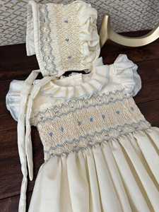 Vestido de lino suave hecho a mano para niñas pequeñas, estilo informal para el primer cumpleaños de niños pequeños, OEM hecho en Vietnam - Product Image 2