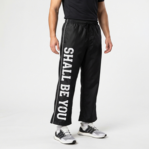 Pantalones Cortavientos Ligeros para Hombre con Estampado de Letras, Pierna Ancha, Impermeables, Transpirables, 100% Nailon, Secado Rápido, Ecológicos, para Senderismo y Lluvia - Product Image 1