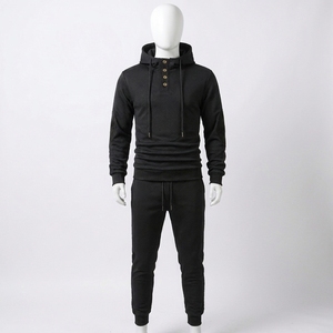 Conjunto de Sudadera con Capucha y Pantalones Deportivos Casuales para Hombre, Traje Deportivo de Dos Piezas a Juego, Ropa Cómoda y a la Moda - Product Image 6