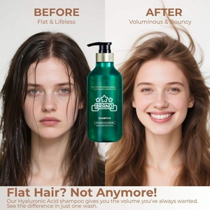 Crema Herbal Orgánica de Alta Calidad OEM ODM 2 en 1 para el Crecimiento del Cabello y Champú Voluminizador, Aumenta el Volumen Natural, Marca Privada - Product Image 5