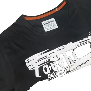 T-Shirt Imprimé Décontracté pour Homme 100% Coton Séchage Rapide Respirant Col en O avec Motif Solide Fil Teint Techniques Lavées - Product Image 5