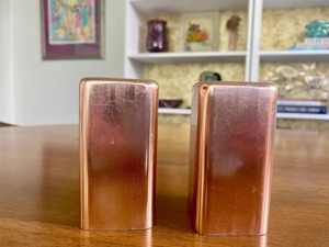 Ensemble salière et poivrière en cuivre, élégant et sain, idéal pour la table et la cuisine, provenant d'Inde. - Product Image 6