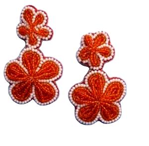 ต่างหูเพทูเนียแบบสั่งทำ ต่างหูประดับลูกปัดหลากหลายแบบ สำหรับผู้หญิง เครื่องประดับงานเลี้ยง ราคาดีที่สุด ต่างหูประดับลูกปัด - Product Image 1