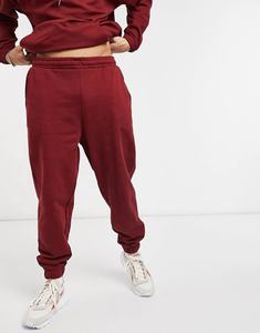 2025 elegante chándal holgado con logotipo personalizado conjunto sólido de dos piezas conjunto de chándal informal - Product Image 4